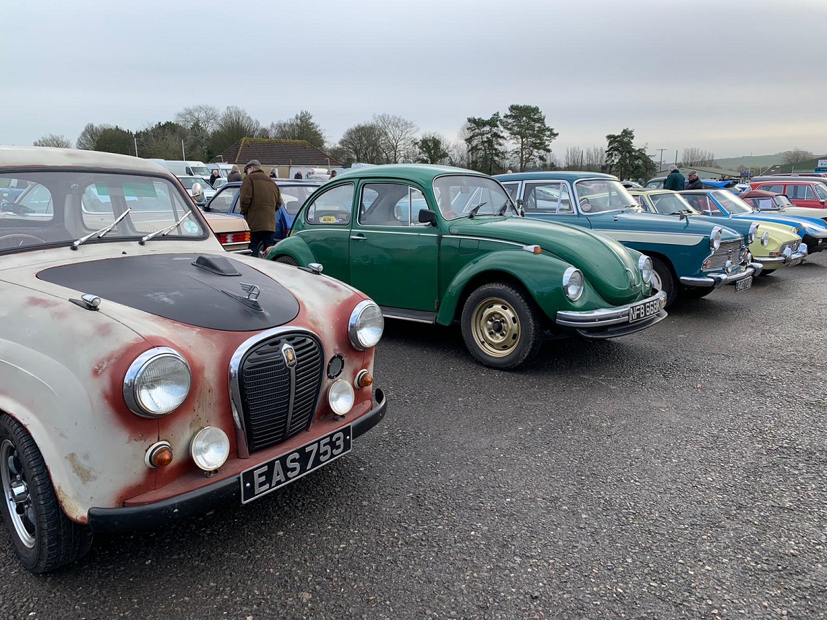 Colourful classics on a grey day