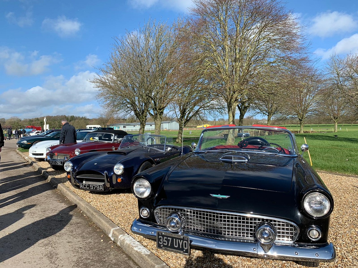 Beautiful classic cars against a beautiful sky