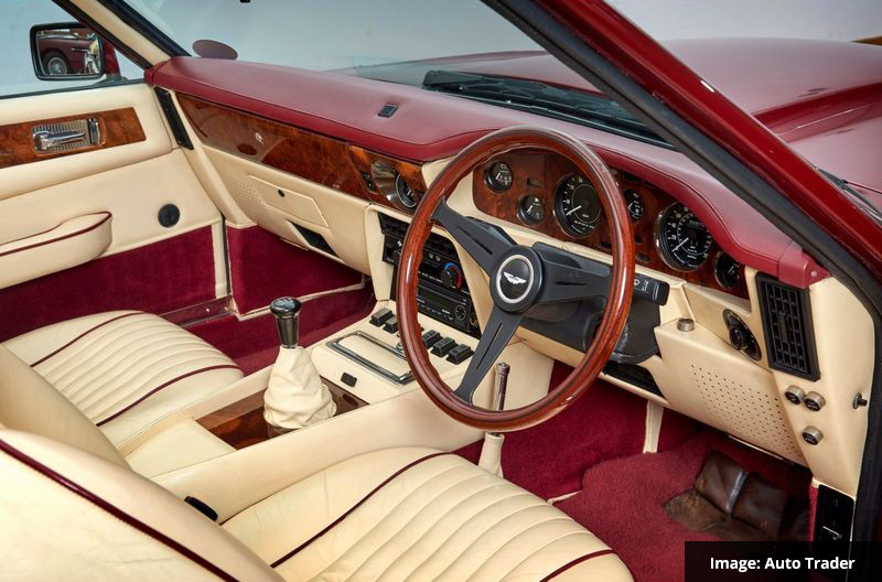 Interior Shot of Beckham's V8 Volante