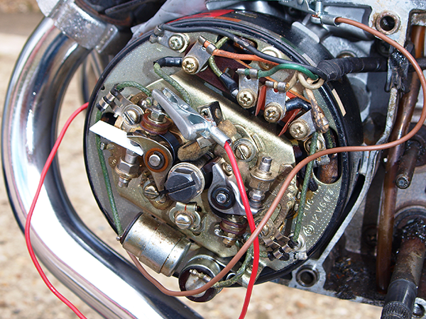 Wire connected to engine using crocodile clips
