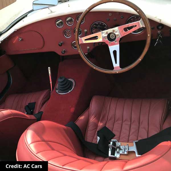 AC Cobra interior