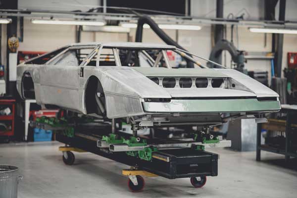 Aston Martin Bulldog Classic Car being restored