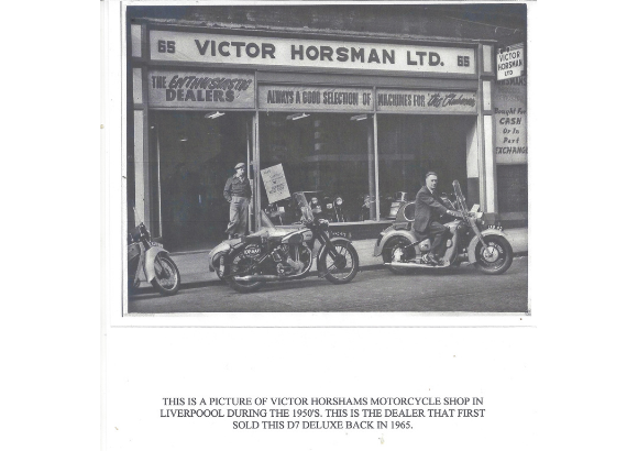 1950's photo of Victor Horsman shop