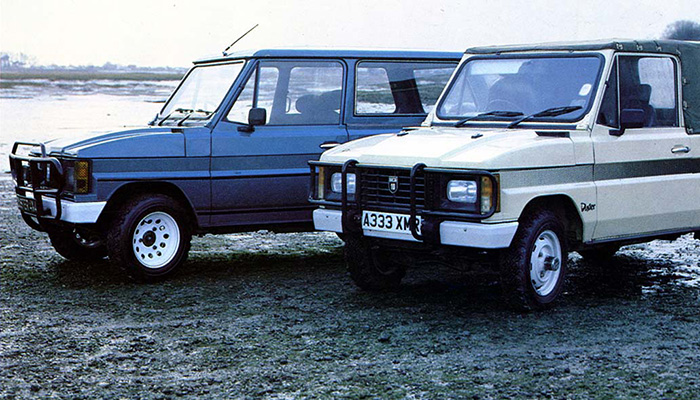 Blue and cream Dacia Duster Roadster