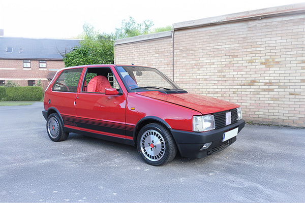 Red 1983 to 1995 Fiat Turbo Uno