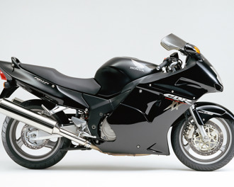 Honda CBR1100XX Super Blackbird sports touring motorcycle.
