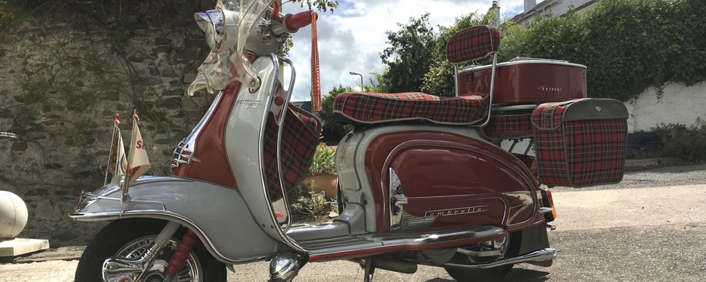 An accessorised 1961 Lambretta Series 2