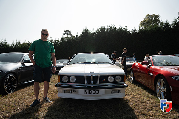Justin's white 1985 BMW M635 Csi