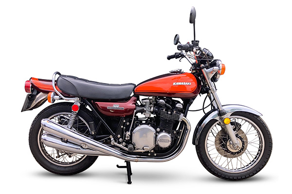 Early 70s Red Kawasaki Z1 Credit Bonhams Cars