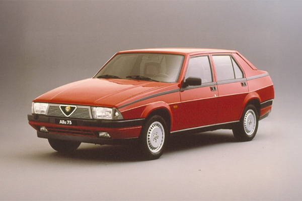 Red 1985 to 1992 Alfa Romeo 75