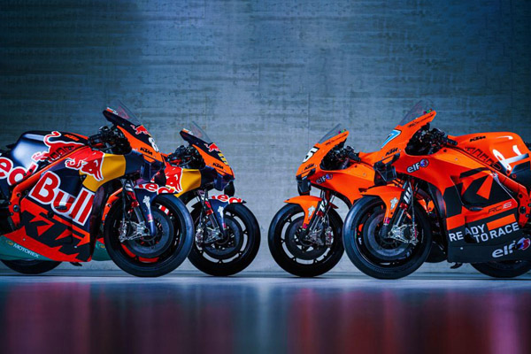 Four Orange 2022 Ktm Rc16 Motogp Motorbikes