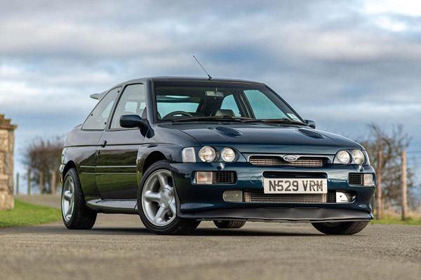 Dark Green 1995 Ford Escort Cosworth RS