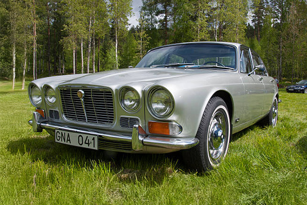 Early 1970's Silver Jaguar XJ6