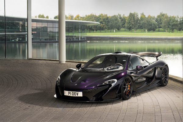 Metallic 2012 Purple Mclaren P1