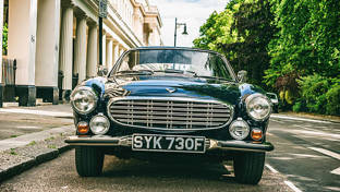 1967 Blue Volvo 1800s on a London street