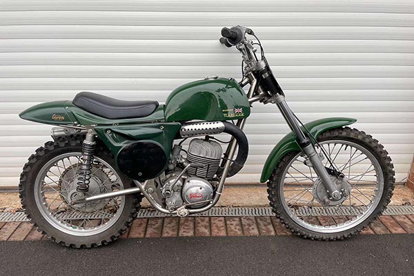 Green 1967 Rickman Metisse Petite Starmaker 250 Credit Iconic Auctions
