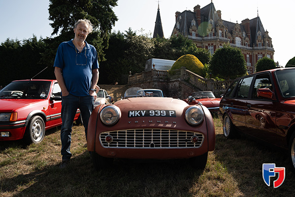 Haydn's red 1959 TR3A