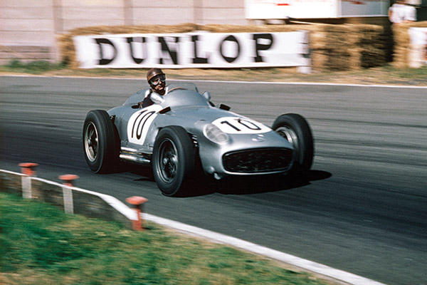 Juan Manuel Fangio Racing A Silver W196 Courtesy of Motor Sport Magazine