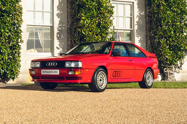 Primary Red 1980S Audi Quattro
