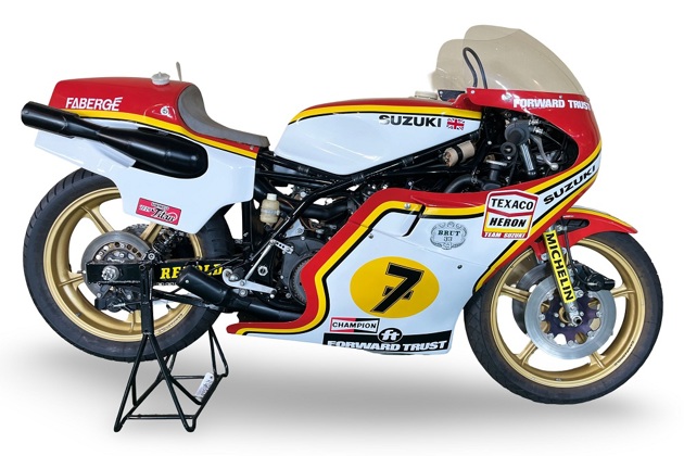 Barry Sheene's 1977 World Championship winner.