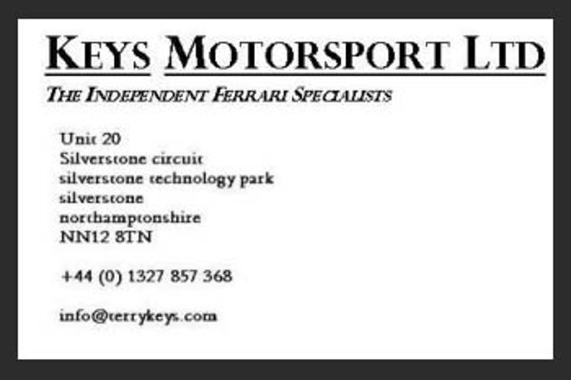 Keys Motosport Silverstone 