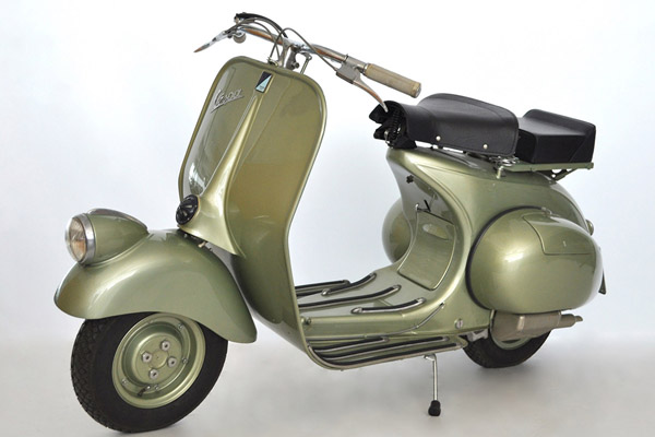 1948 Metallic Light Green Vespa 125 Bacchetta V1 Courtesy Museo Nicoli