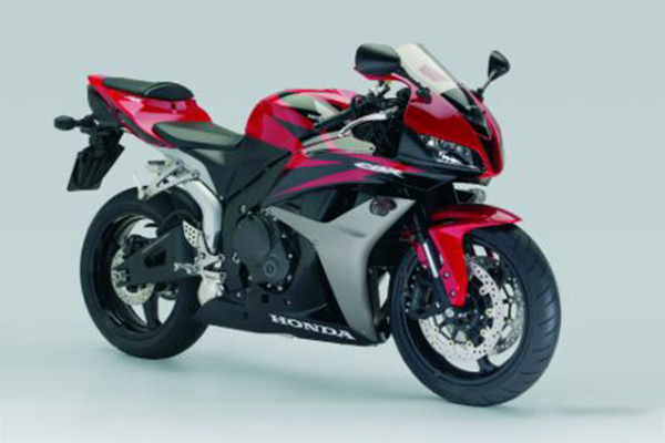 Red And Black 2006 Honda Cbr600rr Motorbike