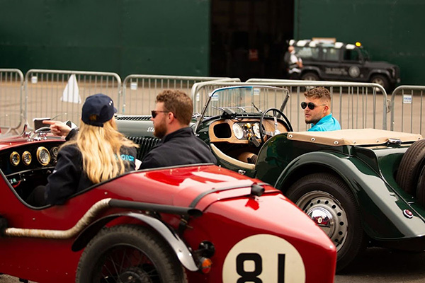 Rear View Of A Red 1933 Austin Seven Ulster car - Credit StartMotor
