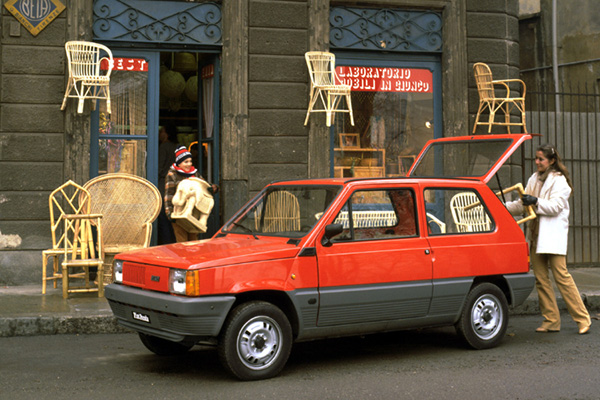 Red 1980 to 2003 Mk1 Fiat Panda