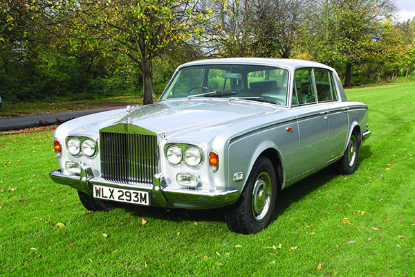 Silver 1974 Rolls Royce Silver Shadow