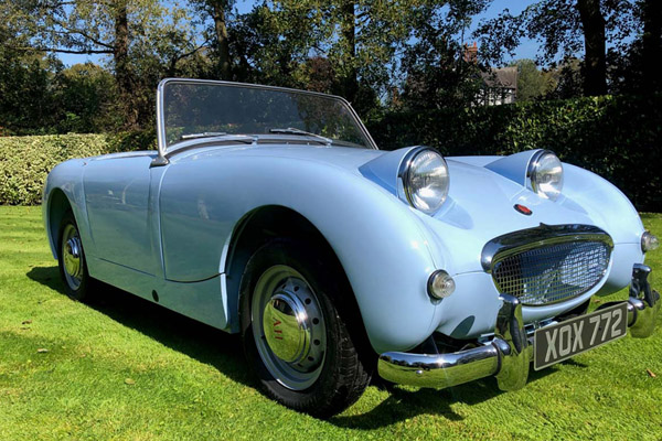 Baby Blue 1959 Austin Healey Sprite