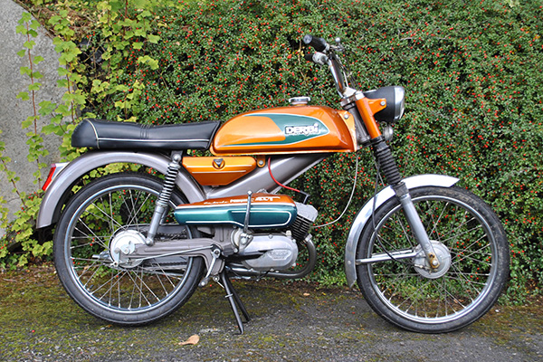 Orange 1976 Derbi 49Cc Tricampeona Motorbike Credit Bonhams Cars
