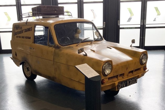 The yellow car from the TV series Only Fools and Horses