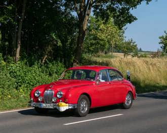 The red Jaguar from the TV series Morse