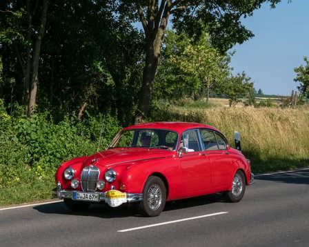 The red Jaguar from the TV series Morse