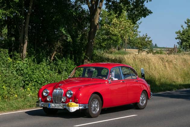 The red Jaguar from the TV series Morse