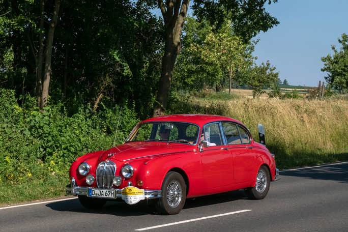 The red Jaguar from the TV series Morse