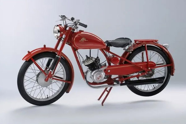 Red 1953 Ktm R100 Motorbike