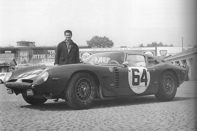 monochrome-bizzarrini-5300-gt-corsa-with-giotto-bizzarini-at-monza-courtesy-bizzarini