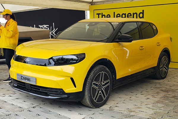 Yellow 2025 Ford Capri