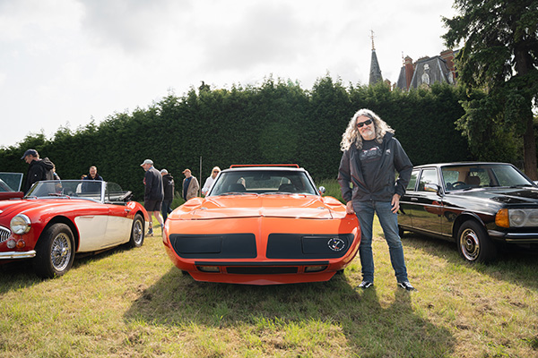 Paul With His 1970 Orange Plymouth Superbird