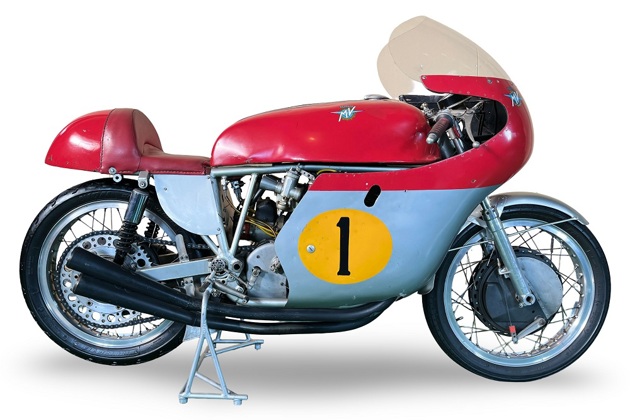 1965 MV Agusta 500cc GP bike.